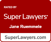 Rated by Super Lawyers Jane Ruemmele